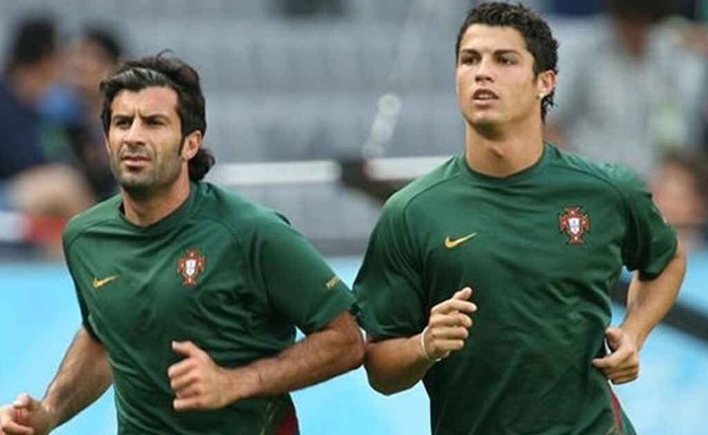 Luis Figo Cristiano Ronaldo