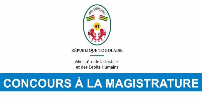 Togo lancement du concours nationale pour le recrutement et la formation des Magistrats