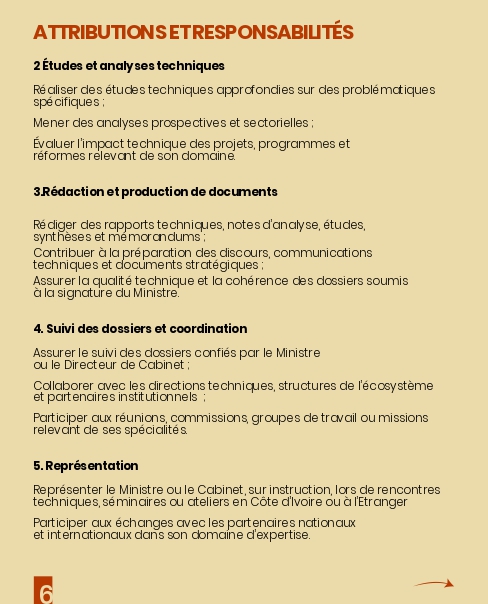 Côte d'Ivoire : le Ministère de la Transition Numérique et de l'Innovation Technologique recrute pour ces postes (26 mai 2026)