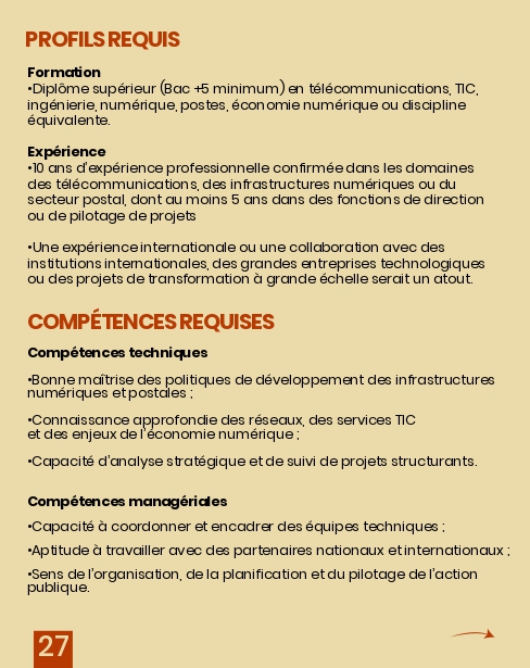 Côte d'Ivoire : le Ministère de la Transition Numérique et de l'Innovation Technologique recrute pour ces postes (26 mai 2026)