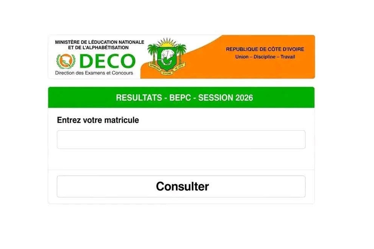 Côte d'Ivoire Résultats du BEPC 2026 barème de notation, conditions de repêchage et consultation officielle