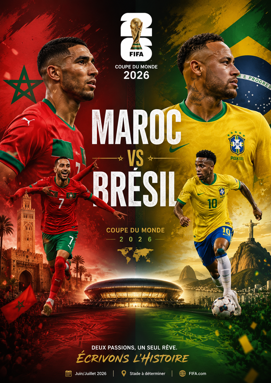 Coupe du Monde 2026 : voici pourquoi le Maroc pourrait battre le Brésil