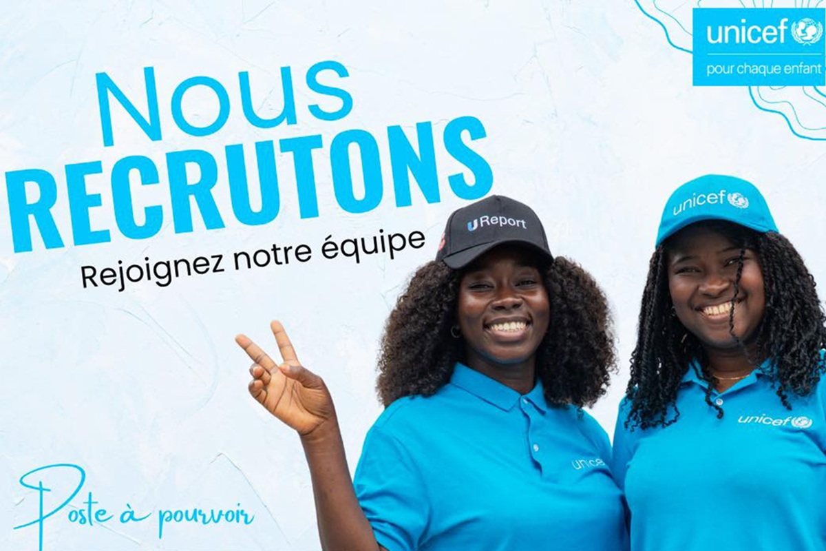 L'UNICEF RECRUTE DES STAGIAIRES (18 juin 2026)