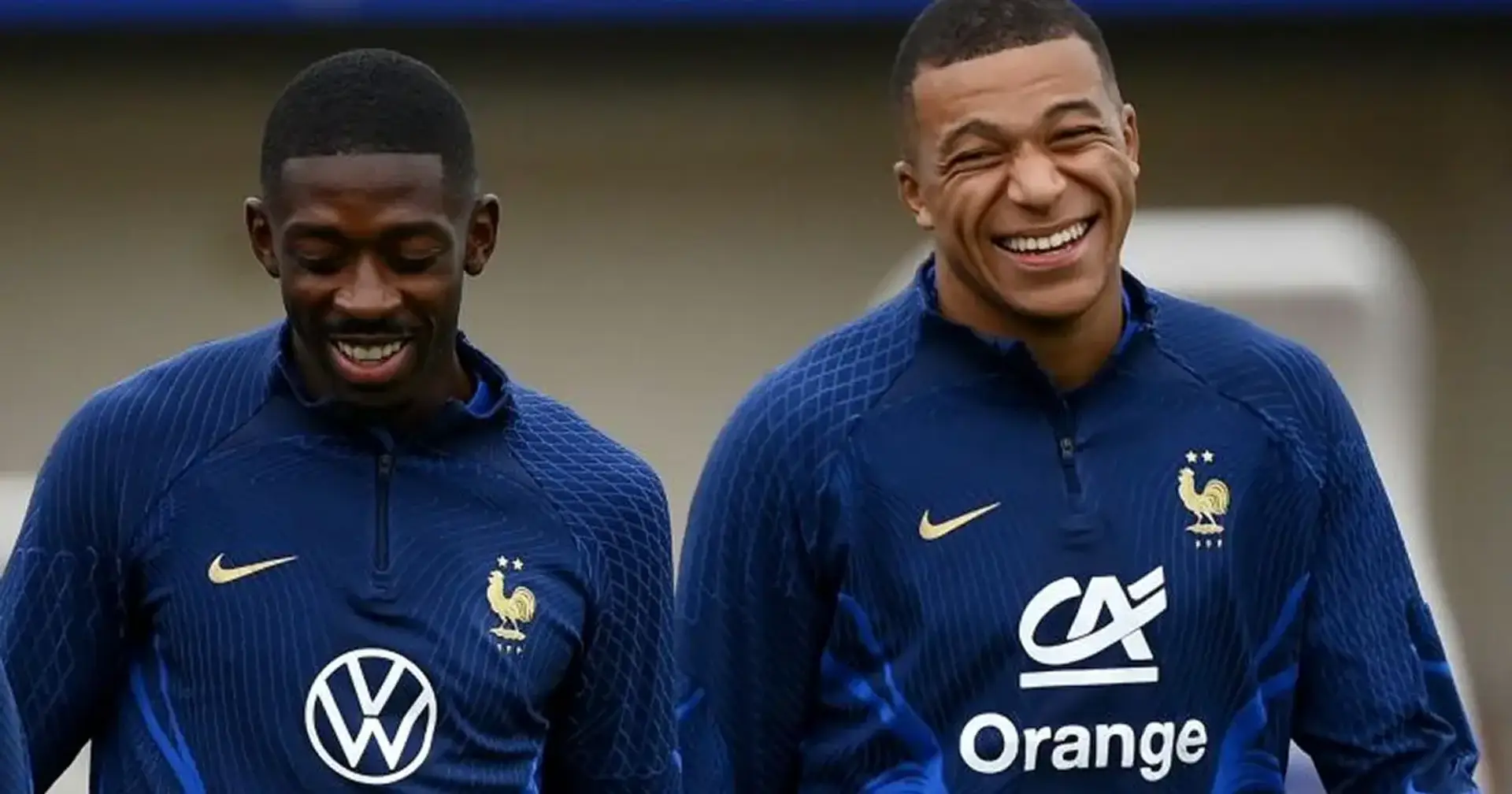 Ousmane Dembélé Kylian Mbappé