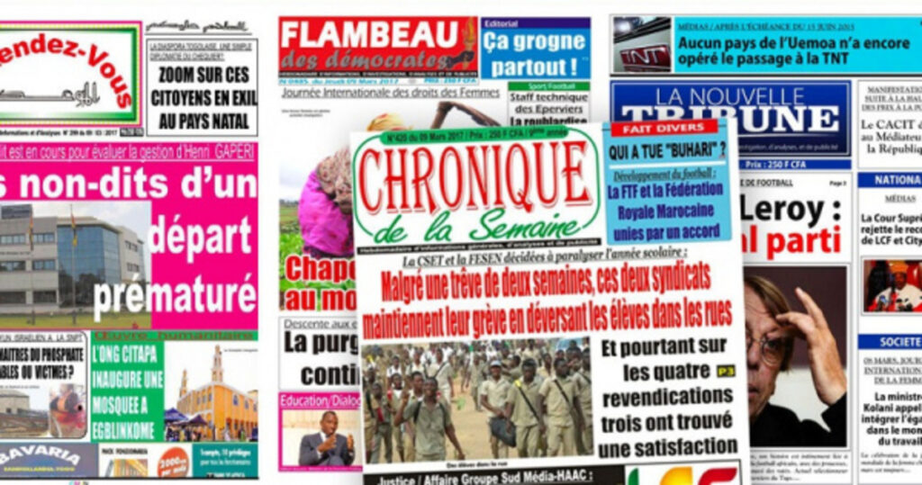 Togo / Aide à la Presse : déposez votre demande de subvention avant le 30 juin