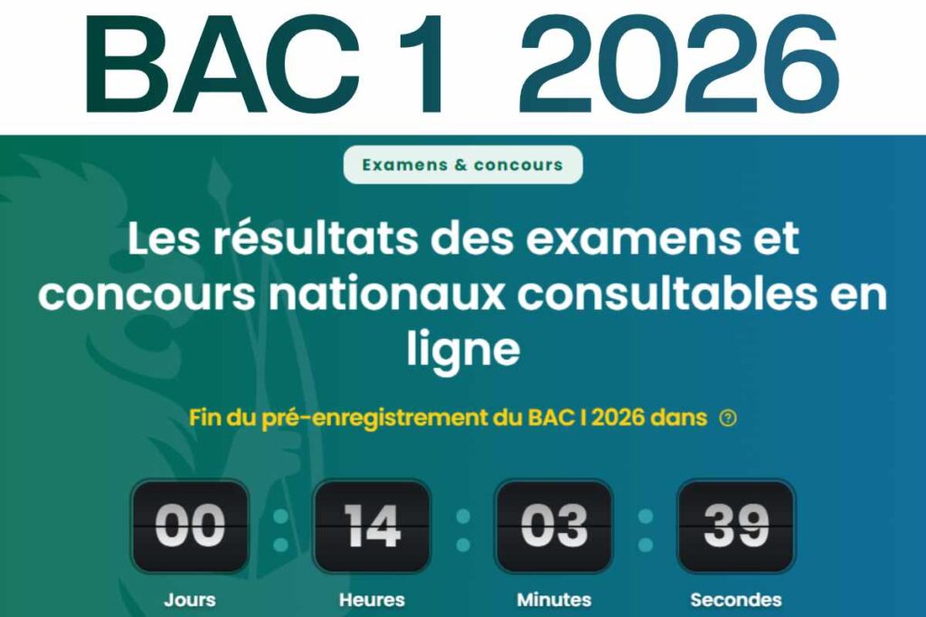 Togo c'est officiel, les résultats du BAC 1 2026 disponibles ce dimanche à 12h en avance, inscrivez-vous et consultez les ICI et par WhatsApp