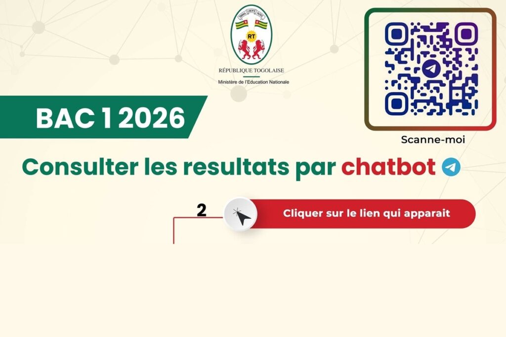 Togo proclamation des résultats du BAC 1 ; consultez-les sur Telegram