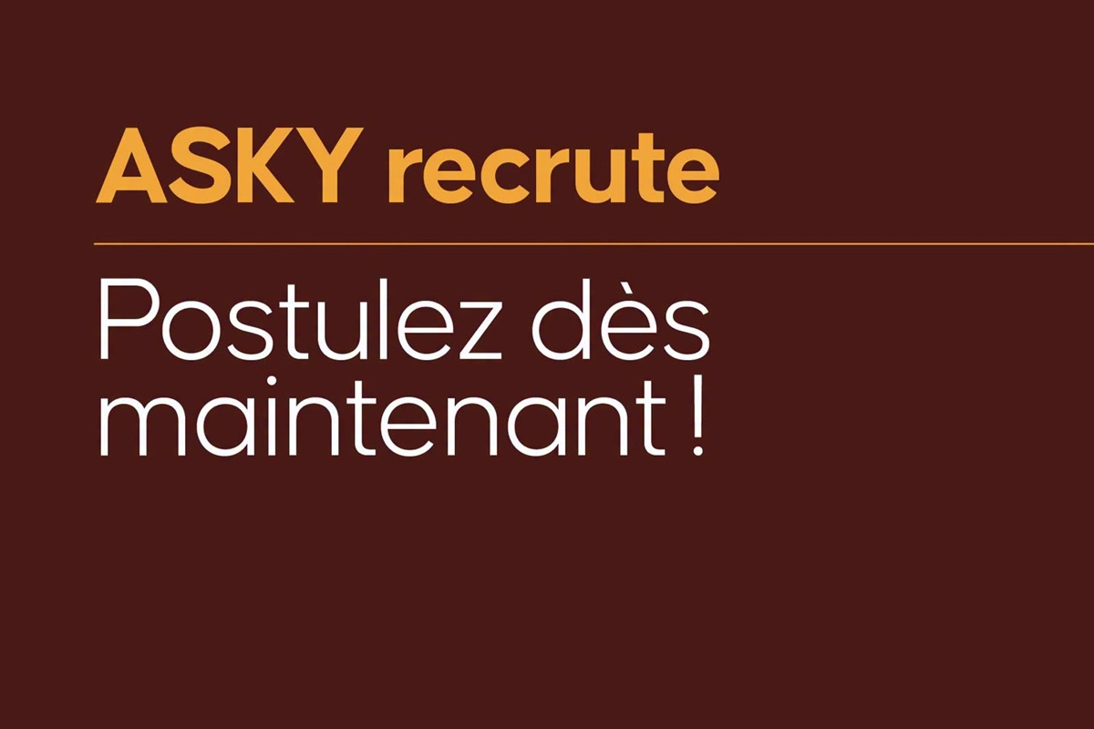 Avis de recrutement à la compagnie Asky 18 août 2026