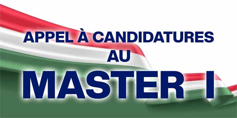 Appel à candidature pour un Master en Coopération Hongrie Afrique déposez votre candidature