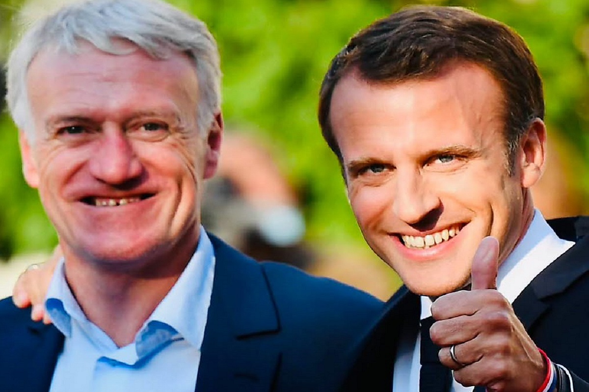 Didier Deschamps Emmanuel Macron