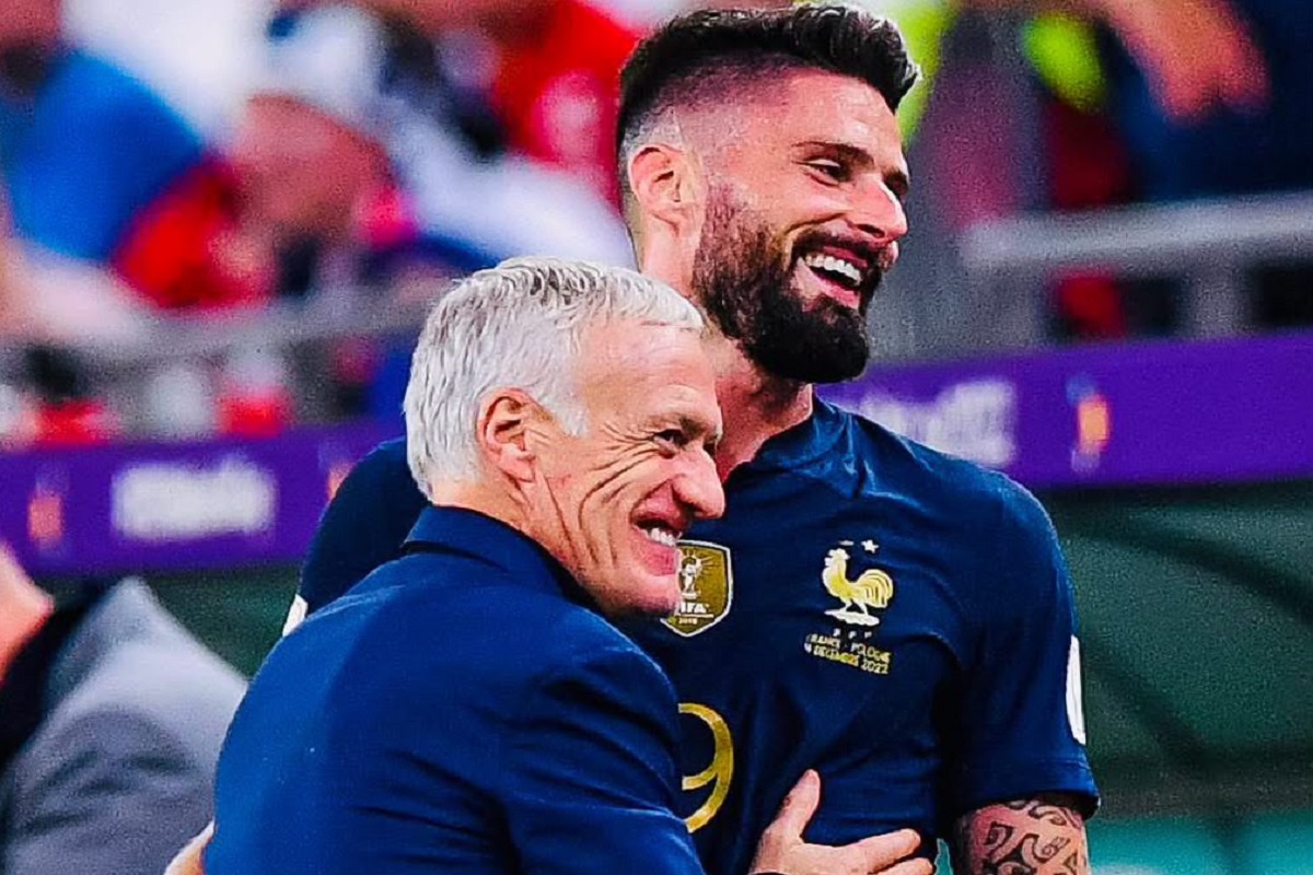 Olivier Giroud Didier Deschamps