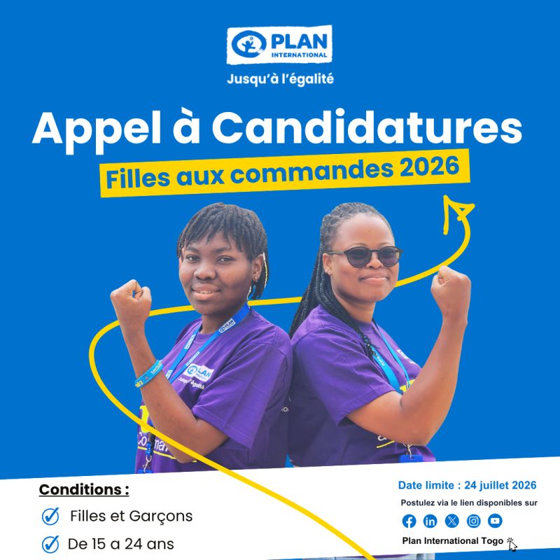 PLAN International filles aux commandes