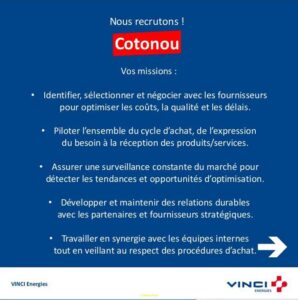 VINCI Energies recrute à plusieurs postes, salaire compétitif (03 juillet 2026)