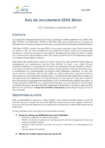  Solidarités Entreprises Nord Sud recrute pour 15 postes (7 juillet 2026)
