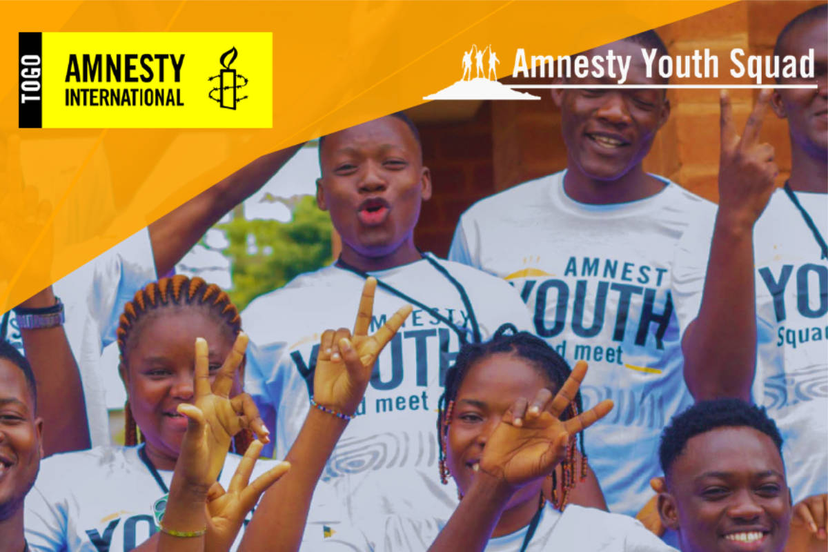 Appel à Candidatures à l'Amnesty Youth Squad 2026 pas de diplôme exigé