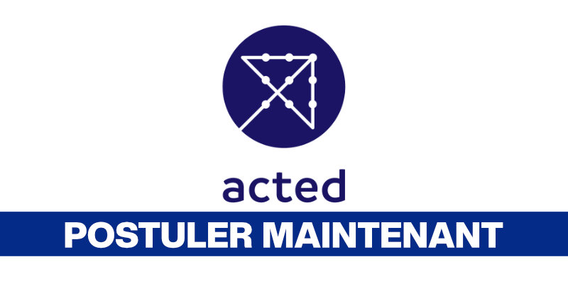Emploi libre à ACTED avec des déplacements - 9 août 2026
