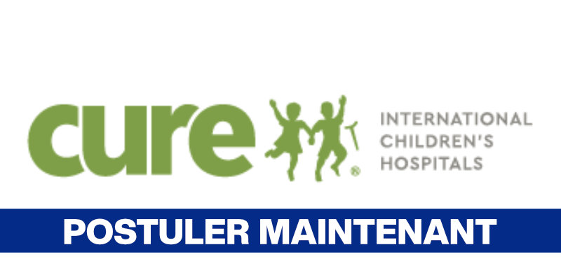 L'ONG CURE international recrute ; télétravail ouvert à tous les pays - 9 août 2026