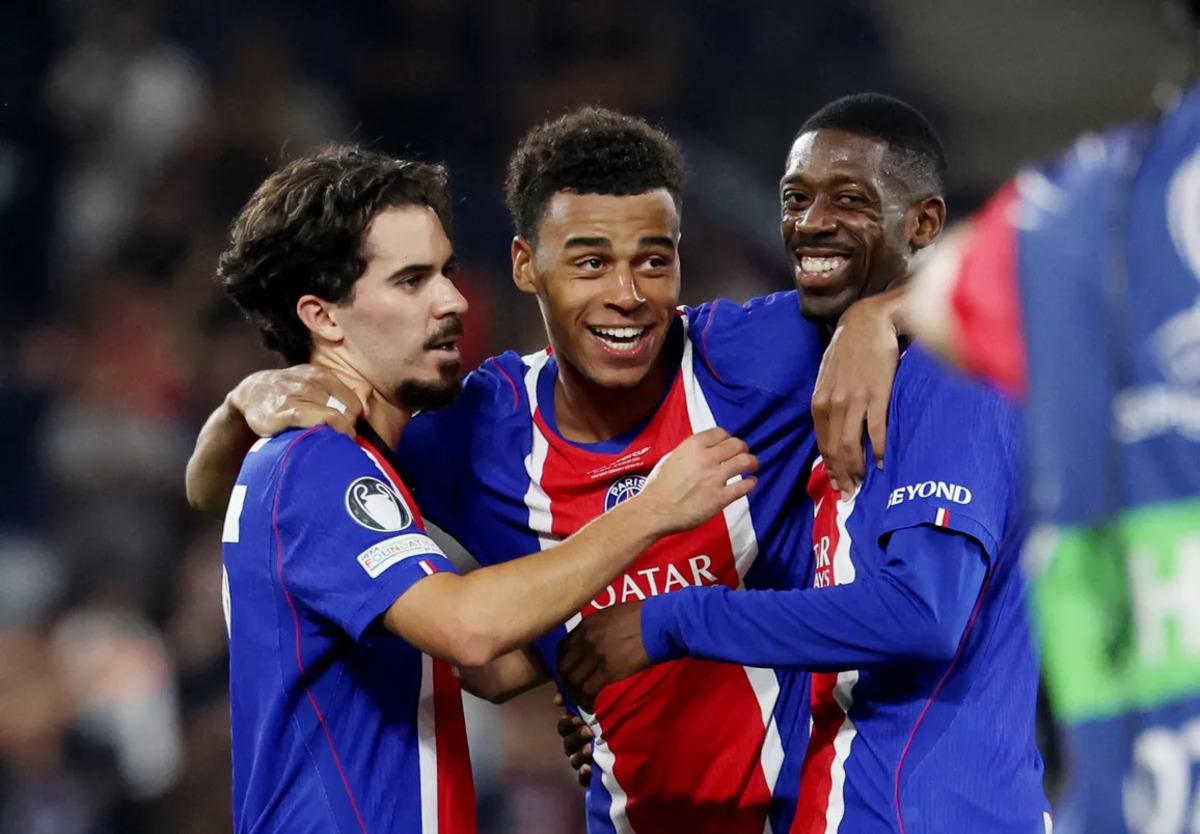 « L’objectif, c’est de tout gagner cette saison », Désiré Doué après le sacre en Supercoupe