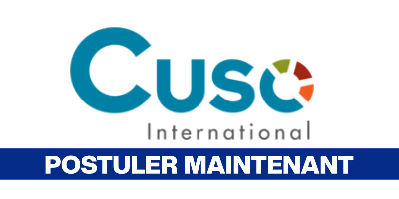 Poste à pourvoir à Cuso International - 10 août 2026