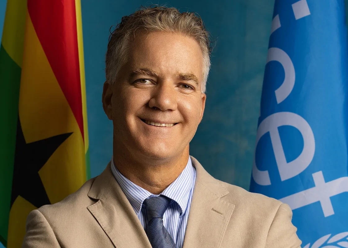 Carrière Andy Brooks, nouveau Représentant résident de l'UNICEF au Ghana