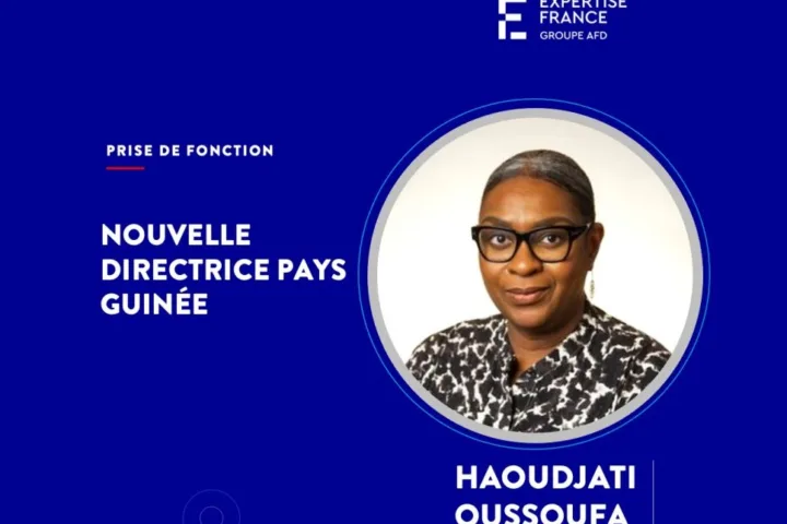 Carrière Haoudjati OUSSOUFA, nouvelle Directrice pays d’Expertise France en Guinée