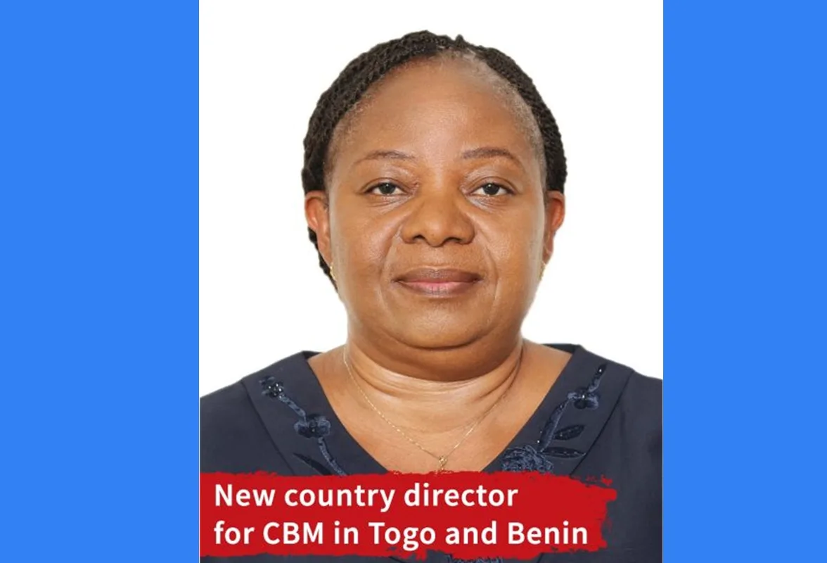 Carrière Madeleine Nahm-Tchougli nommée Directrice de CBM au Togo et au Bénin