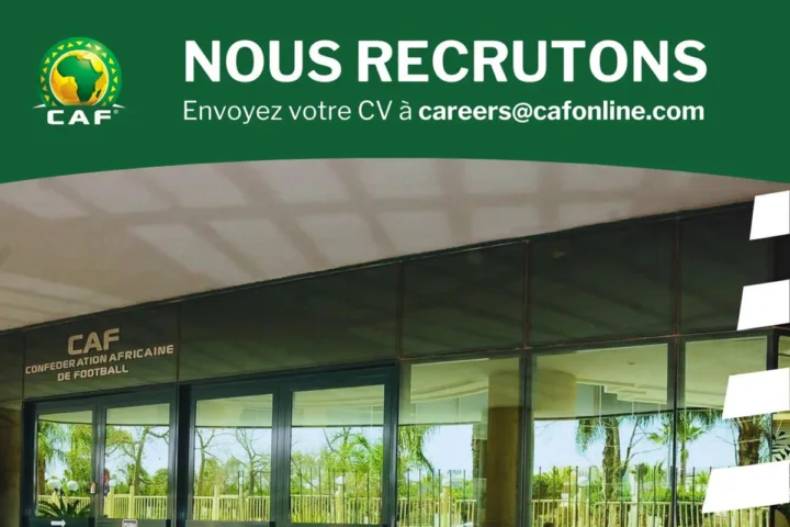 La CAF recrute du personnel 08 septembre 2026