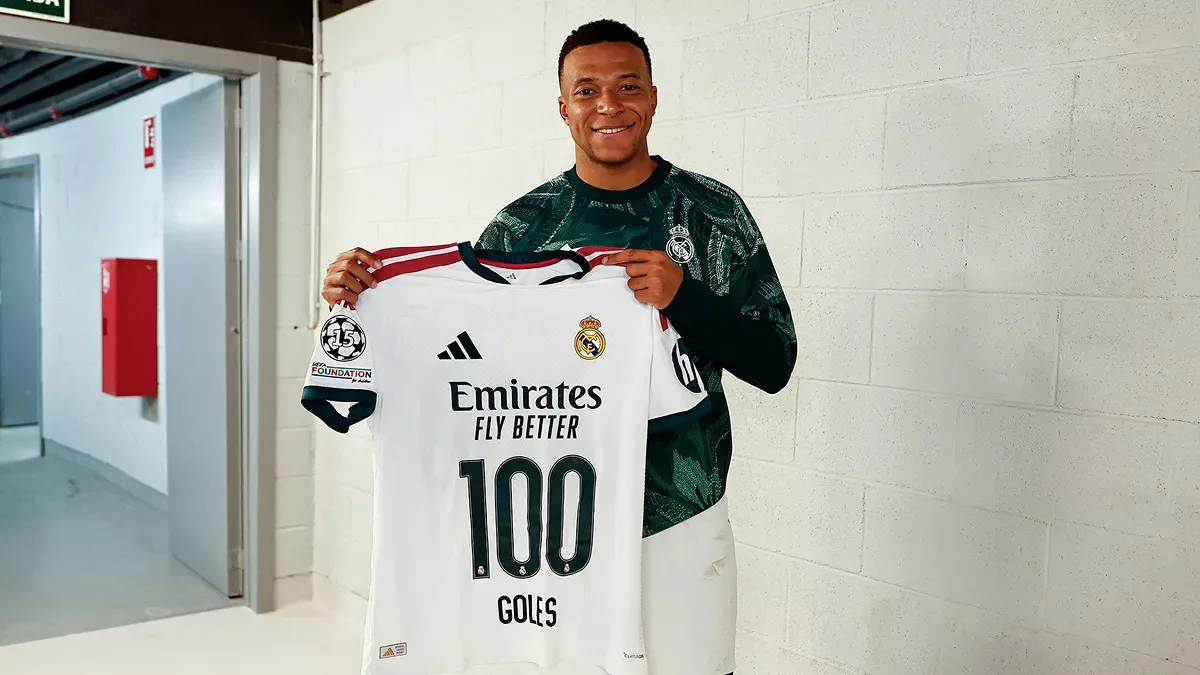  Kylian Mbappé garde les pieds sur terre après ses 100 buts au Real Madrid