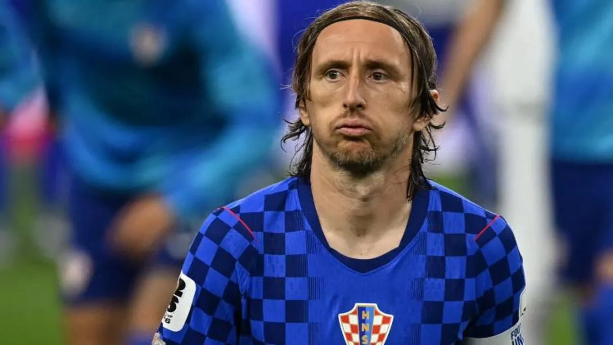 Luca Modric abattu après la gifle reçu contre l’Angleterre