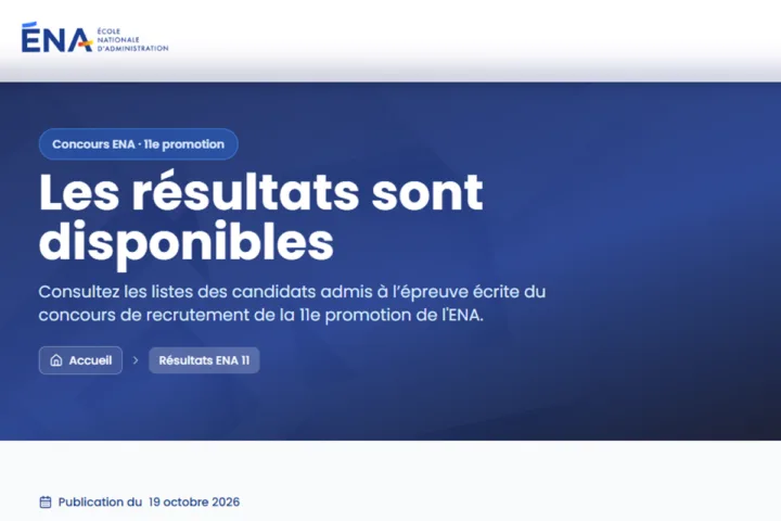 RDC / ENA 2027-2028 : la liste des admis à l'épreuve écrite disponible