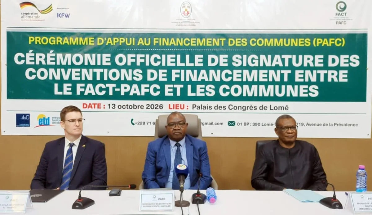 Togo : plus de 5 milliards de FCFA débloqués pour le développement de 35 communes