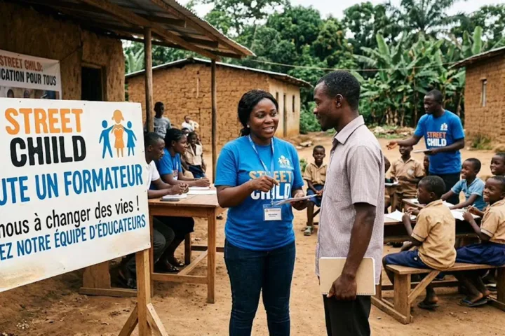 Un poste à décrocher à Street Child - 25 octobre 2026