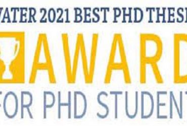 Prix de la meilleure thèse de doctorat de la revue Water 2021