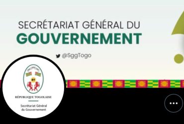 Togo Secrétariat Général Gouvernement Twitter